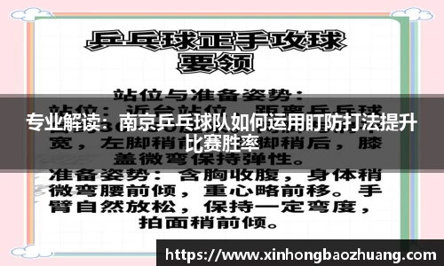 专业解读：南京乒乓球队如何运用盯防打法提升比赛胜率