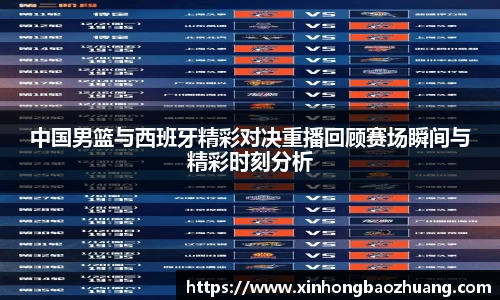 中国男篮与西班牙精彩对决重播回顾赛场瞬间与精彩时刻分析