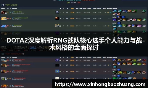 DOTA2深度解析RNG战队核心选手个人能力与战术风格的全面探讨