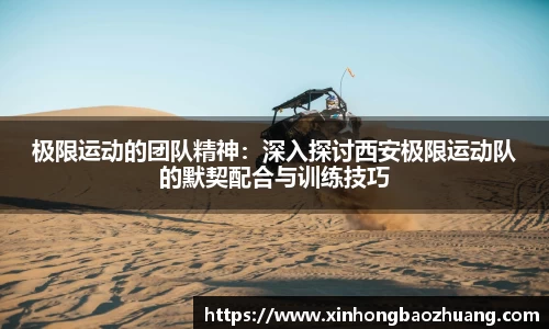 极限运动的团队精神：深入探讨西安极限运动队的默契配合与训练技巧